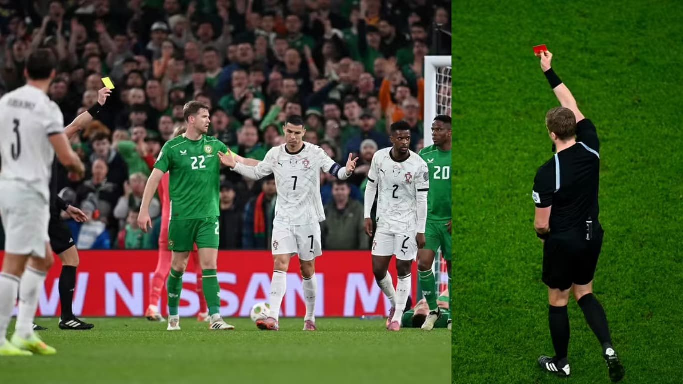 Irlanda x Portugal: Cristiano Ronaldo é expulso do Jogo